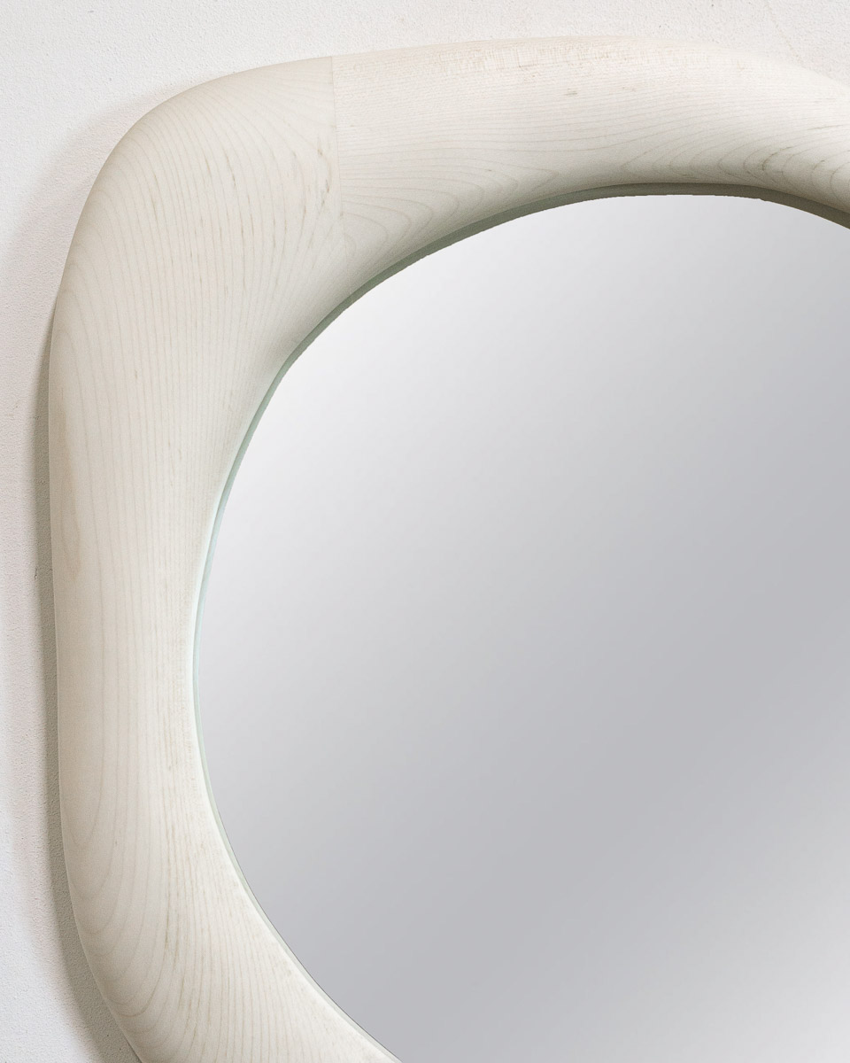 sculptural mirror bleach mapple knysch